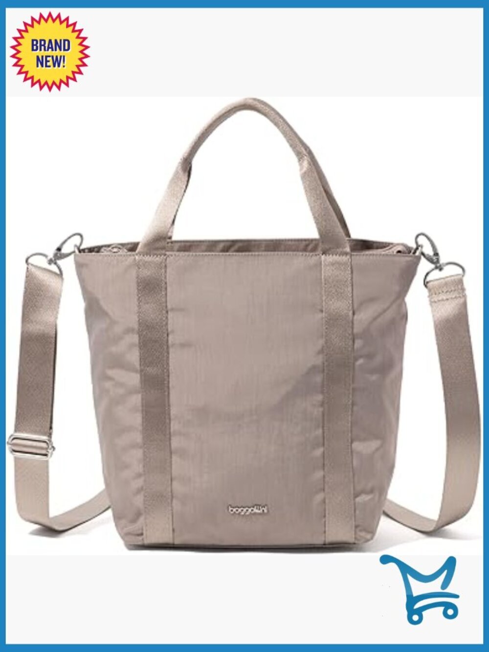 Lightweight Travel Crossbody Tote with RFID Slots Adjustable Strap